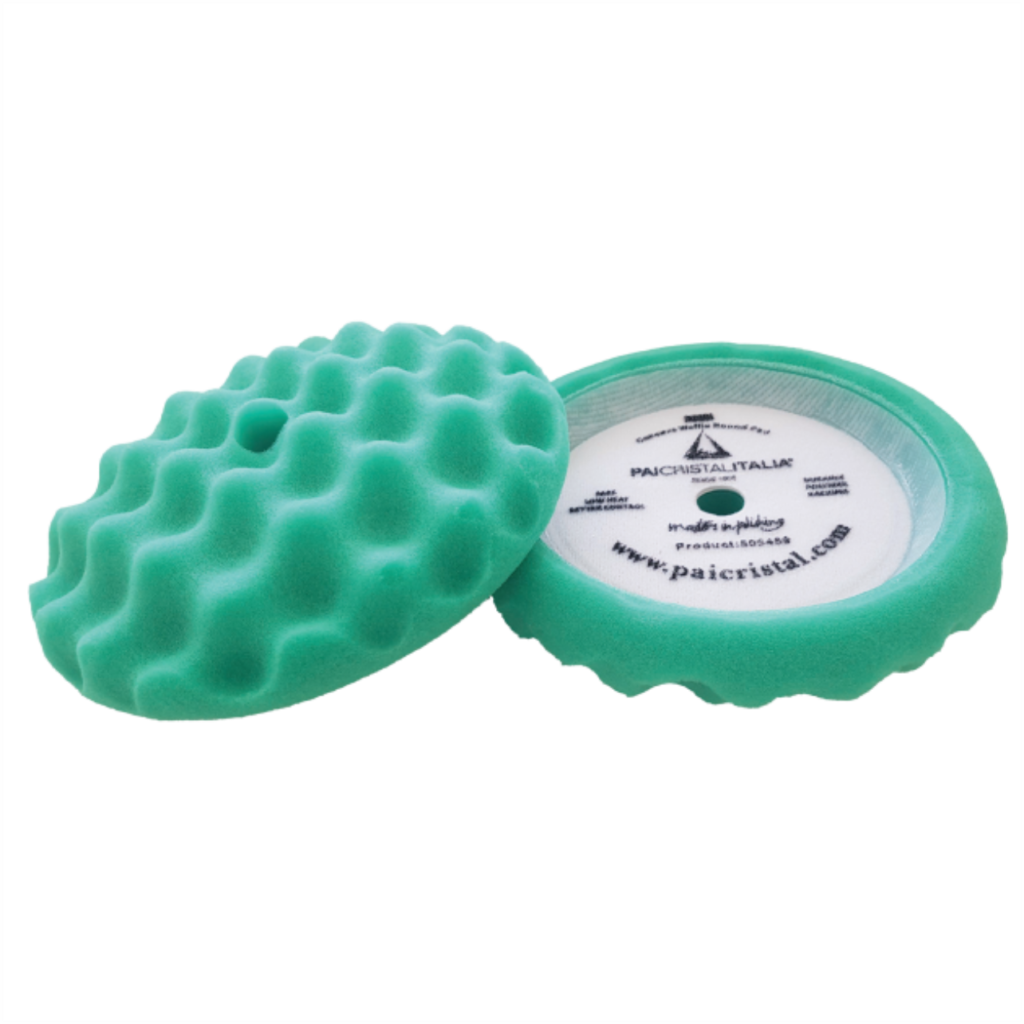 9 Concave Waffle Round Pad Green Pai Cristal 9-concave-waffle-round-pad-green-pai-cristal
